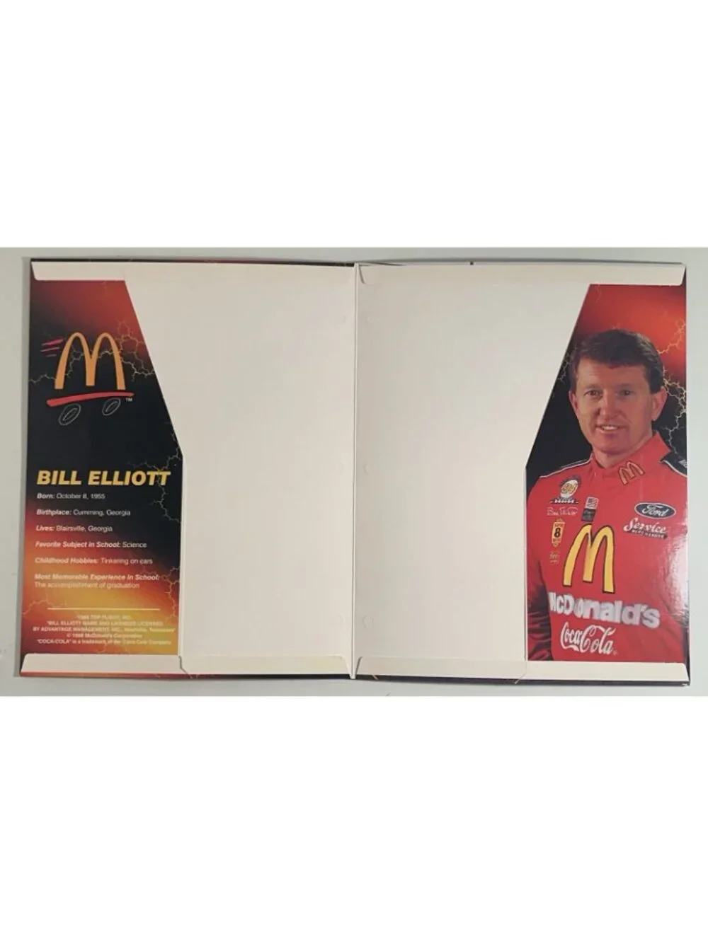 (3) Lot Jeff Gordon & Others 1998 Top Flight Nascar Folders 9 1/4 X 11 3/4